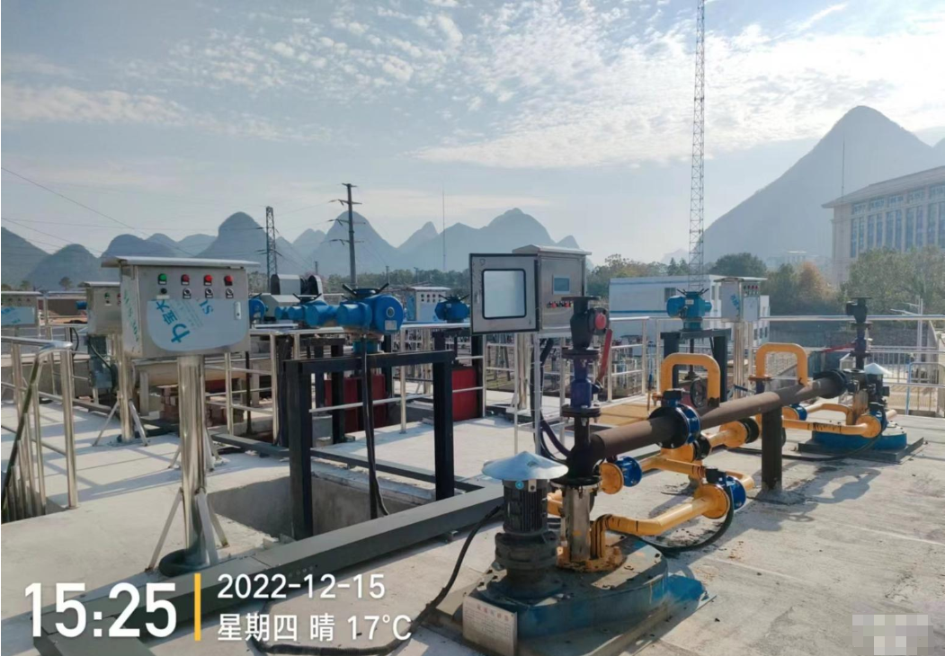 地衛(wèi)環(huán)?！`山縣第三污水處理廠